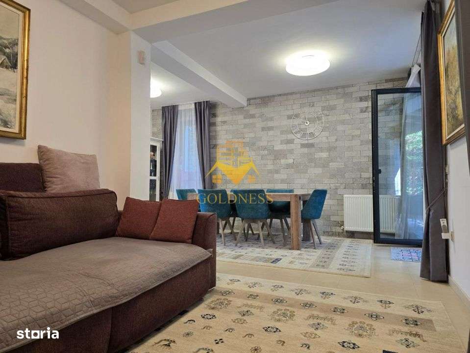 Casă modernă de vânzare, curte, 6 camere, parcare, Zona Vivo, Florești-4
