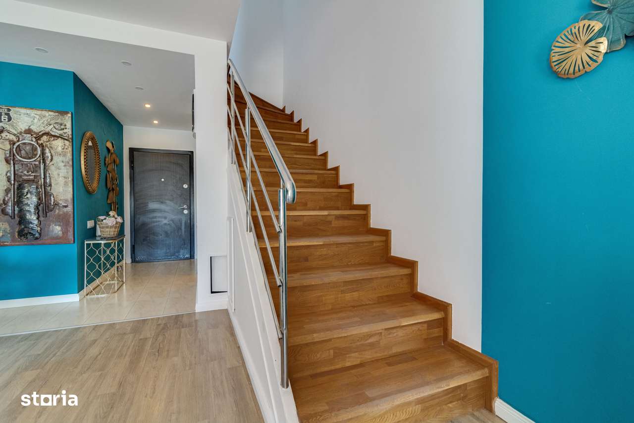 Villa Cozy COSMOPOLIS!  P+1+M, 4 camere, PISCINA,40 mp curte!-1