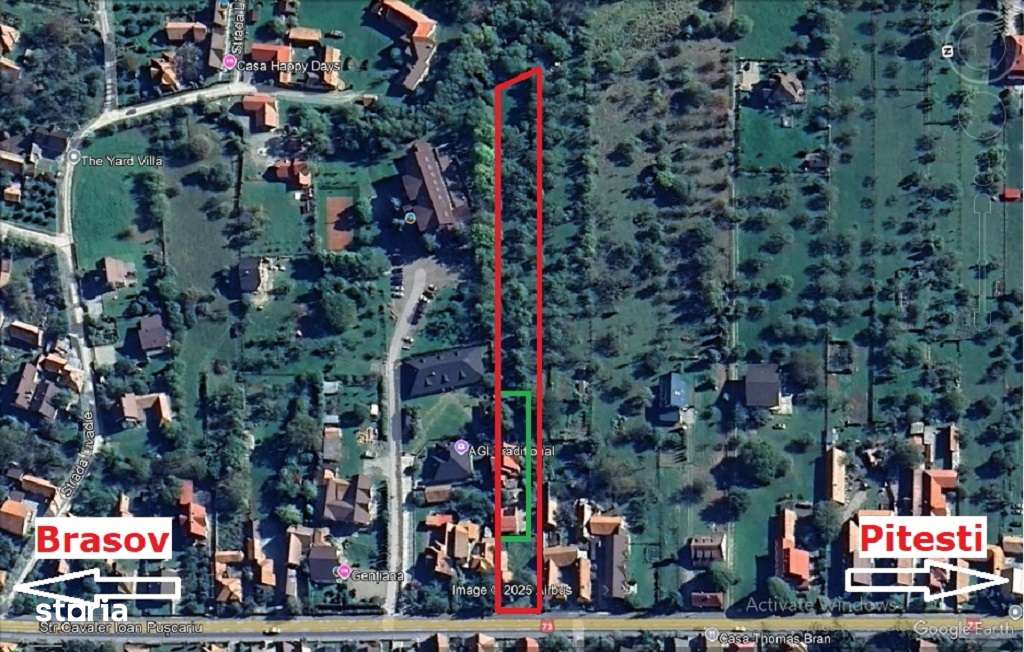 Vanzare teren cu potential deosebit in Bran - strada principala - Imagine principală: 4/8