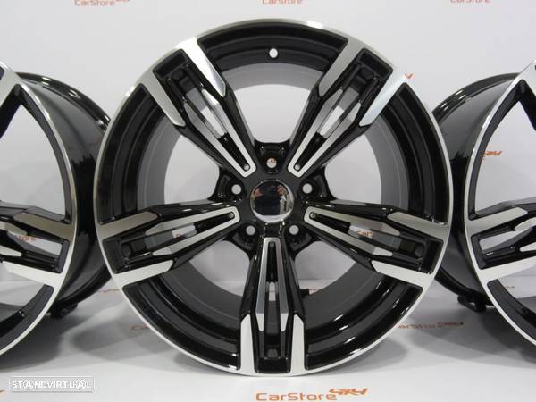 Jantes Look Bmw M6  Style433  20 " 8.5 et 33 + 9.5 et 38  5x120 Pretas e polidas - 3