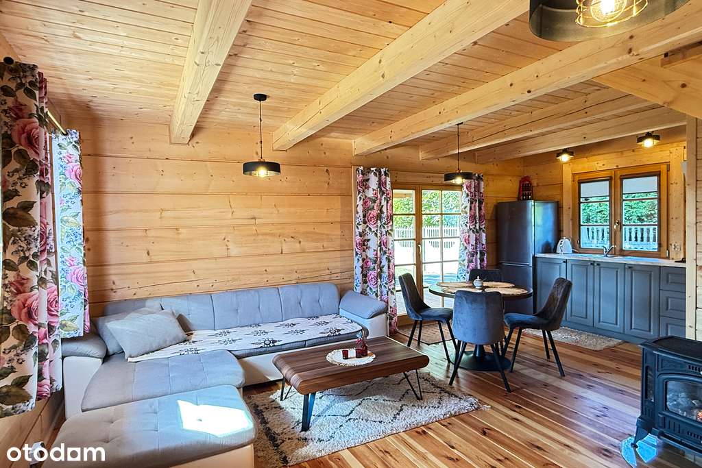 Drewniany dom z bala, Franciszków,  gm.Wolanów - Pełny obrazek: 5/17