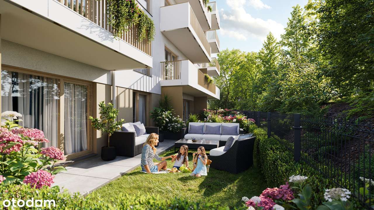 B.0.03, 2-pokojowe mieszkanie z dużym ogródkiem - budynek B-0