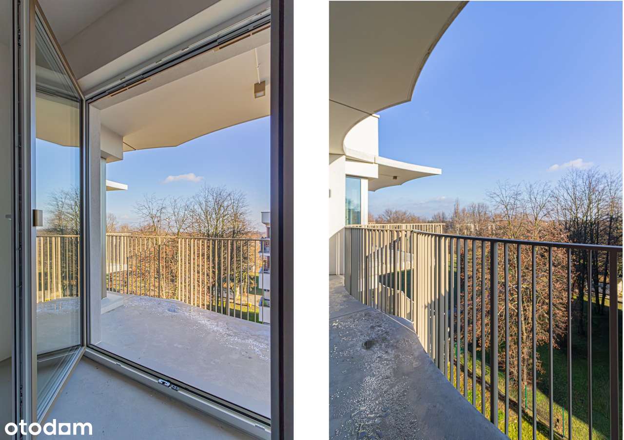 Przestronne 2 pokoje, balkon, widok na park - Pełny obrazek: 2/14