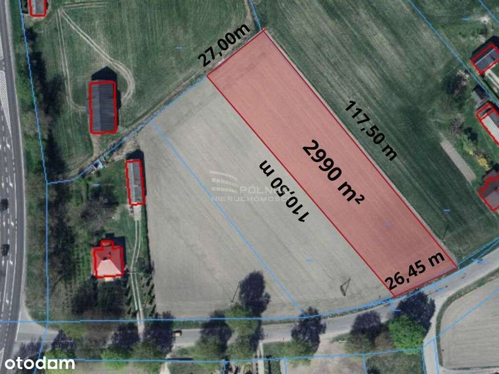 Działka gotowa pod zabudowę Turów k. Kąkolewnicy - Pełny obrazek: 5/7