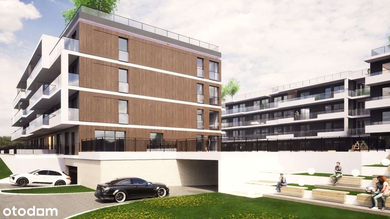 Promocja 2 pok Taras na dachu , duży balkon , garaż + komórka  w cenie-8