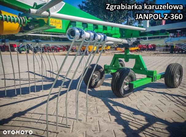 PROMOCJA NOWA Zgrabiarka karuzelowa wirnikowa 3,5m 4,2m  tandem Metal-Technik JANPOL Talex Kowalski - 10