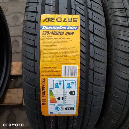 4x 225/40R18 Aeolus Steering Ace AU01 Nowy komplet opon letnich Poznań - 2