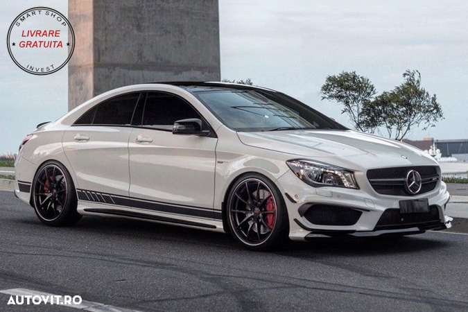 Prelungiri Bara Fata Mercedes CLA W117 C117 X117 (2013-2016) CLA45 Design- livrare gratuita - 6