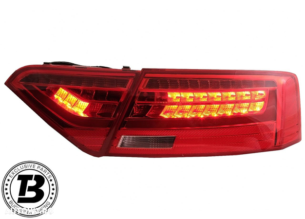 Stopuri Full LED compatibile cu Audi A5 8T Dynamic Design - 6
