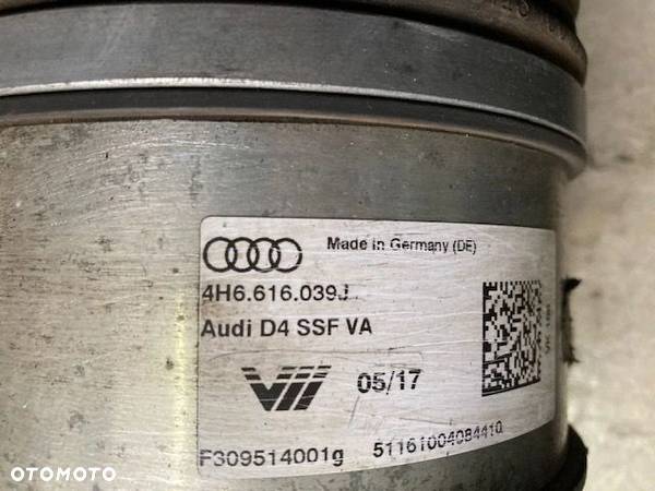 Audi A8 4H 4H6616039J amortyzator przód lewy OK GWARANCJA! - 3