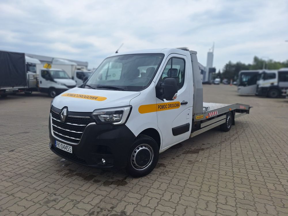 Renault Master Jegger laweta przewóz pojazdów pomoc drogowa 2,3 silnik 165KM krajowy Renault Master Jegger Pomoc Drogowa Specjalny Krajowy laweta