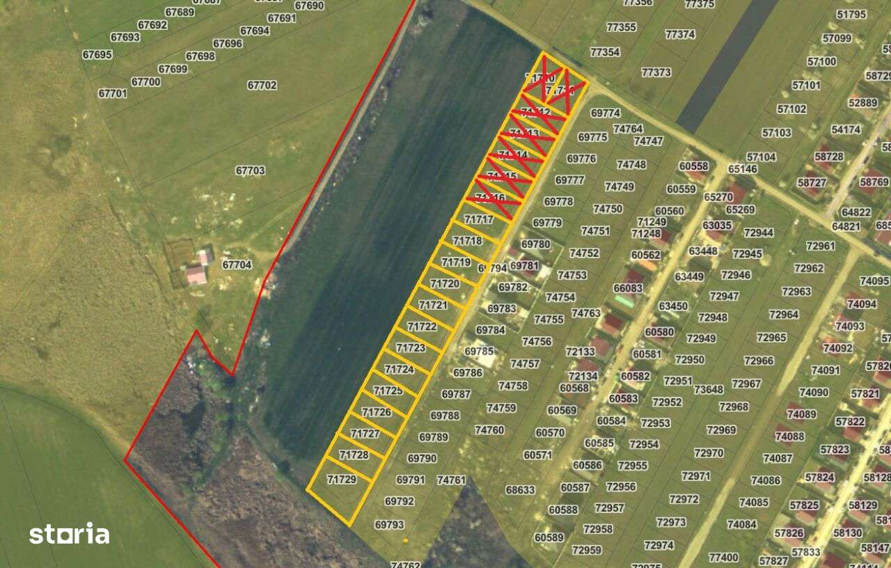 Teren pentru Locuinta 411 MP Comuna Berceni - Stadion - Imagine principală: 3/5