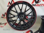 Jantes Mercedes C63S Black Red 19 - 4