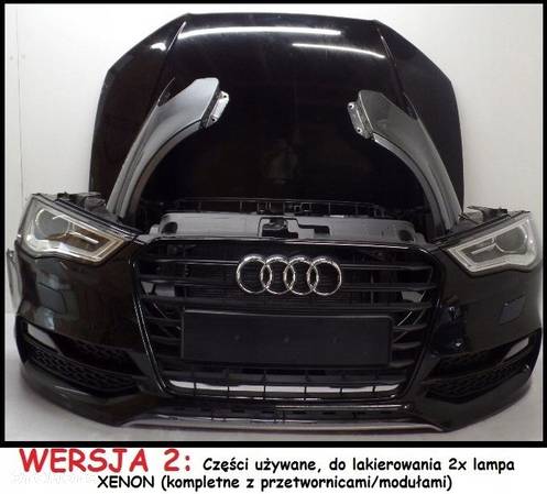 AUDI S3 SEDAN MASKA ZDERZAK LAMPA FULL LED PRZÓD - 3