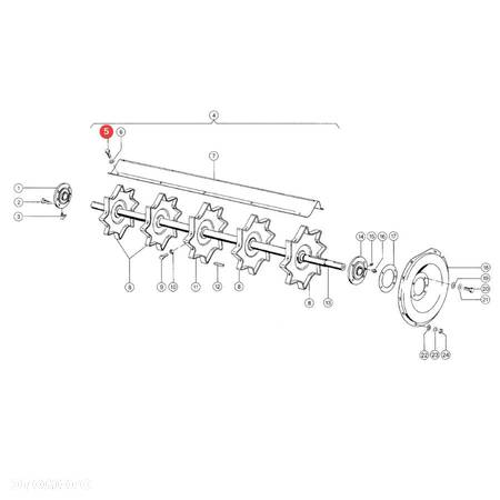 Śruba M10 x 20 mm Claas 237382.0 Zamiennik - 4