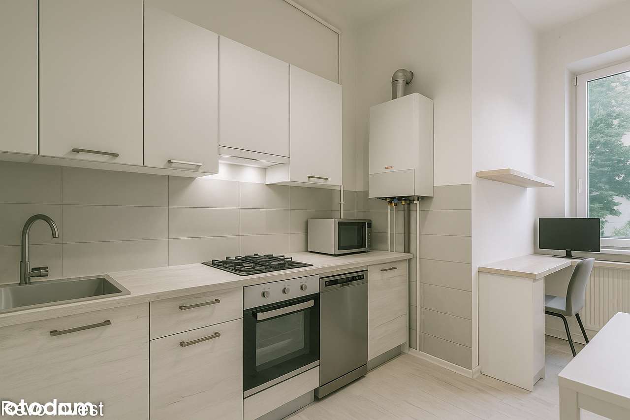 Przestronne mieszkanie z ogrodem i balkonem-13