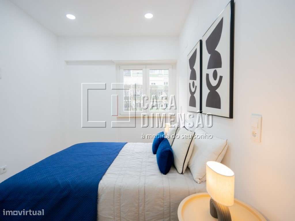 Apartamento de tipologia T3 com varanda, mobilado e equipado em Ben...-29