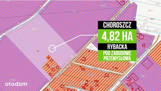 4,82 ha Choroszcz Rybacka - pod Hale/ Magazyny
