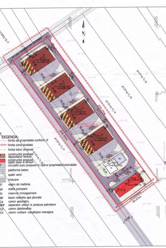 AV638 Teren industrial-constructie HALA, zona Freidorf-Ovidiu Cotrus - Imagine principală: 4/5
