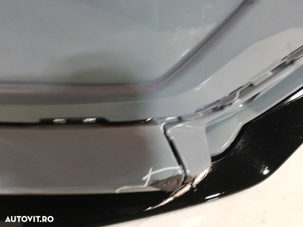 Bara spate Honda Civic Hatchback An 2017 2018 2019 2020 cod 71501-TGG-ZZ00 , cu gauri pentru senzori de parcare , include spoiler inferior , zgariata in profunzime in partea stanga - 2