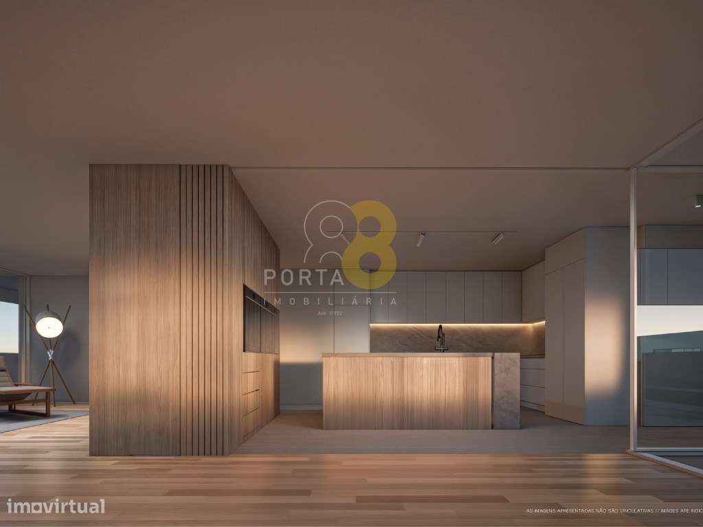 T2 Novo com Varanda, Garagem e Vistas Desafogadas - Requesende-7