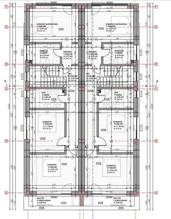 Duplex de vanzare, 4 camere, 173mp, parcare, zona Voroneti - Imagine principală: 4/5