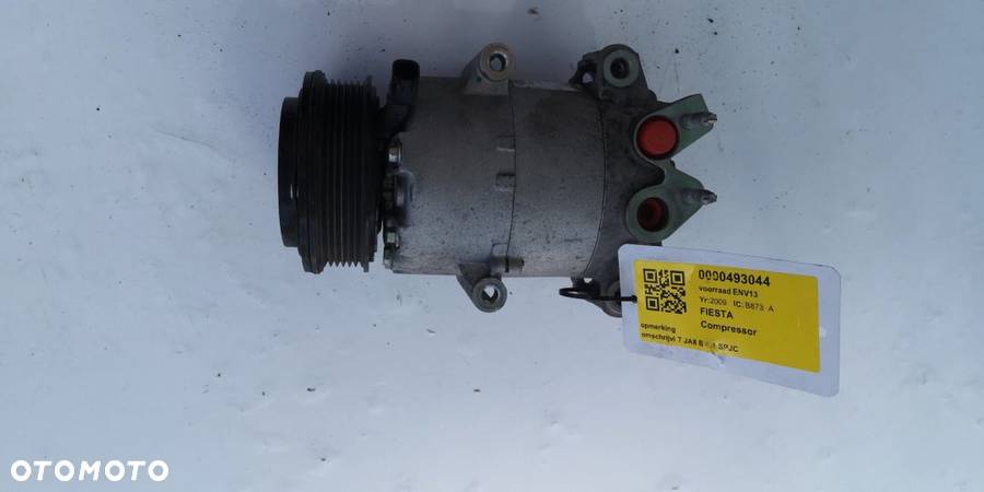 FORD FIESTA MK7 AV11-19D629-AA KOMPRESOR klimatyzacji air con pump klimakompress - 1