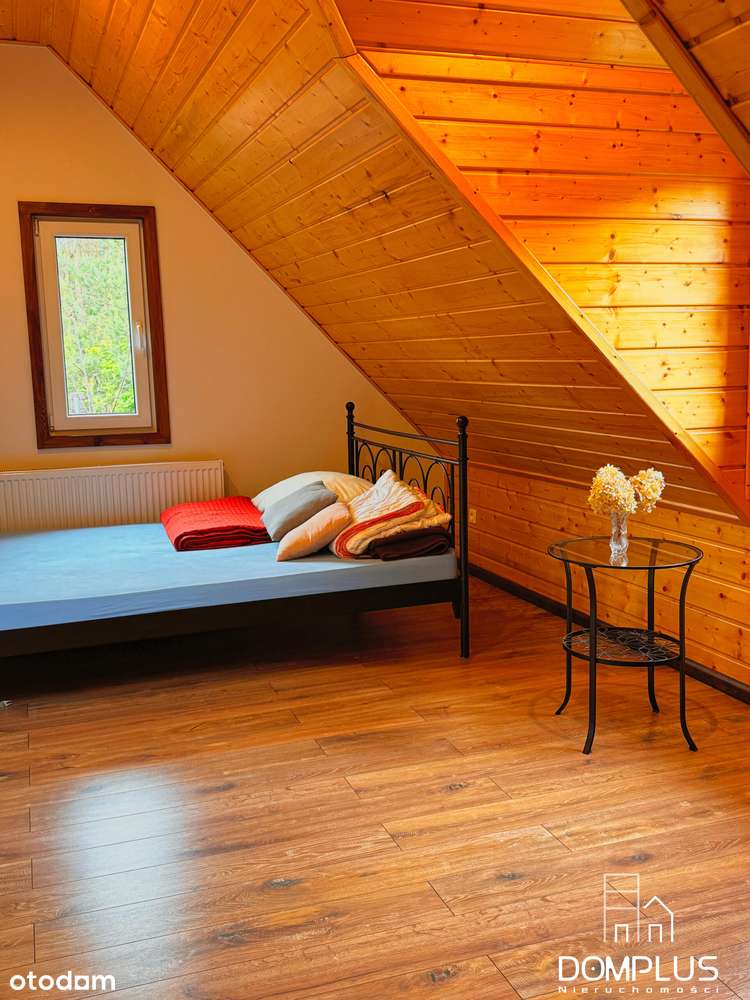 Urokliwy drewniany dom nad jeziorem w Chojnie. gm. Wronki - Pełny obrazek: 5/13