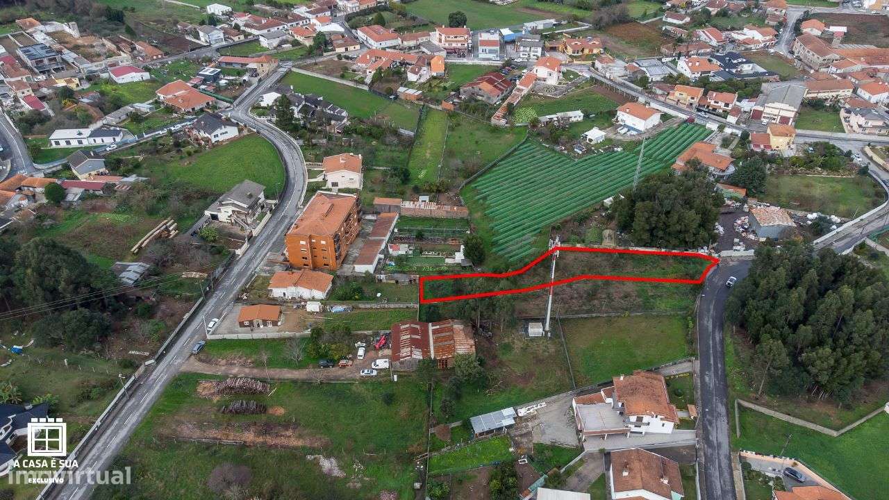 Terreno urbanizável com 1.174 m2 em Rio Meão - Exclusivo - Grande imagem: 4/9