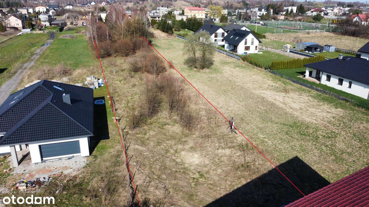 Działka pod zabudowę jednorodzinną