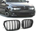 GRELHA DUPLA PRETO BRILHANTE PARA BMW SERIE 5 E39 95-03 - 1