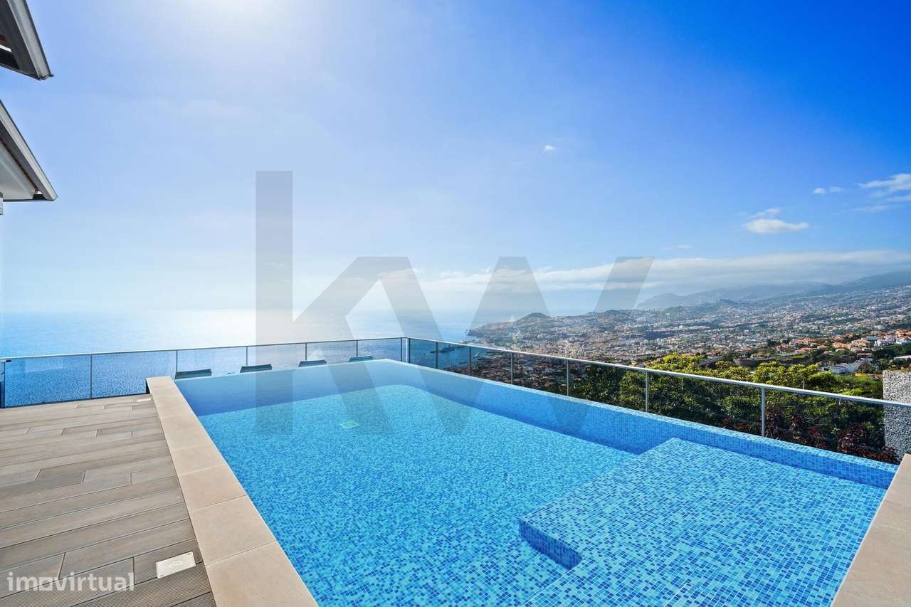 Moradia T4 com piscina e vista oceano, São Gonçalo, Funchal-10