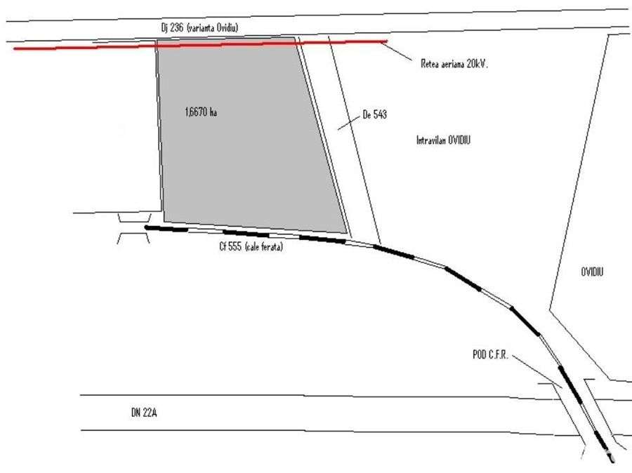Teren Varianta Constanta - Ovidiu, 1.7 Ha - Imagine principală: 3/3