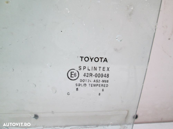 Geam usa stanga spate Toyota Avensis break an 2003-2004-2005-2006-2007-2008-2009 - 2