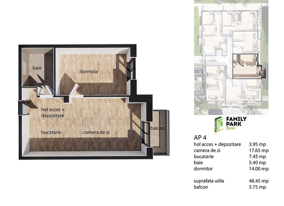 Apartamente 2-3 camere, de la 1500 euro+TVA mp - Imagine principală: 3/3