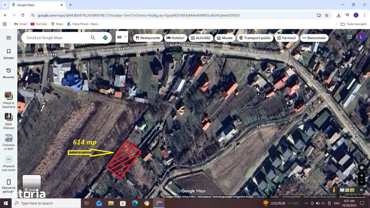 Teren intravilan Bradu, 600 mp - Imagine principală: 2/8