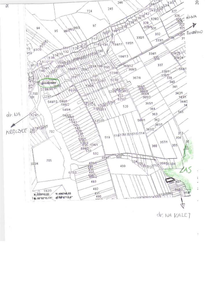 Grodzisko 2050 mkw ,1040 mkw-2