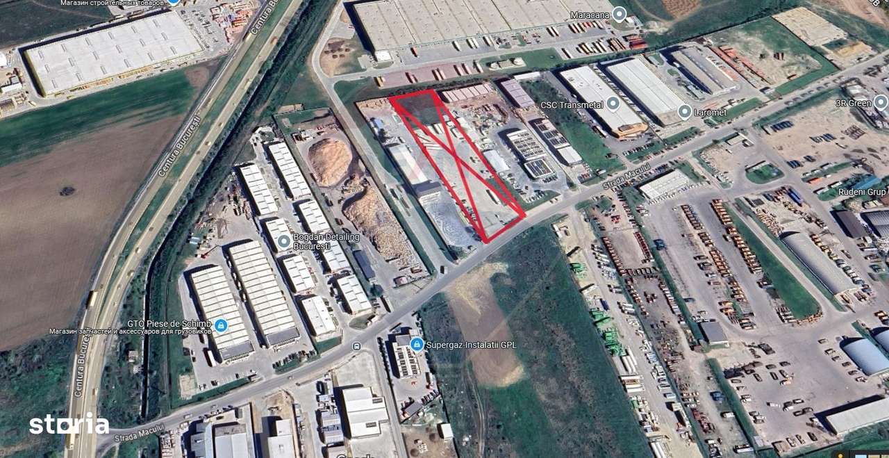 Teren industrial / Platforma betonata Rudeni, deschidere 45 m - Imagine principală: 3/8