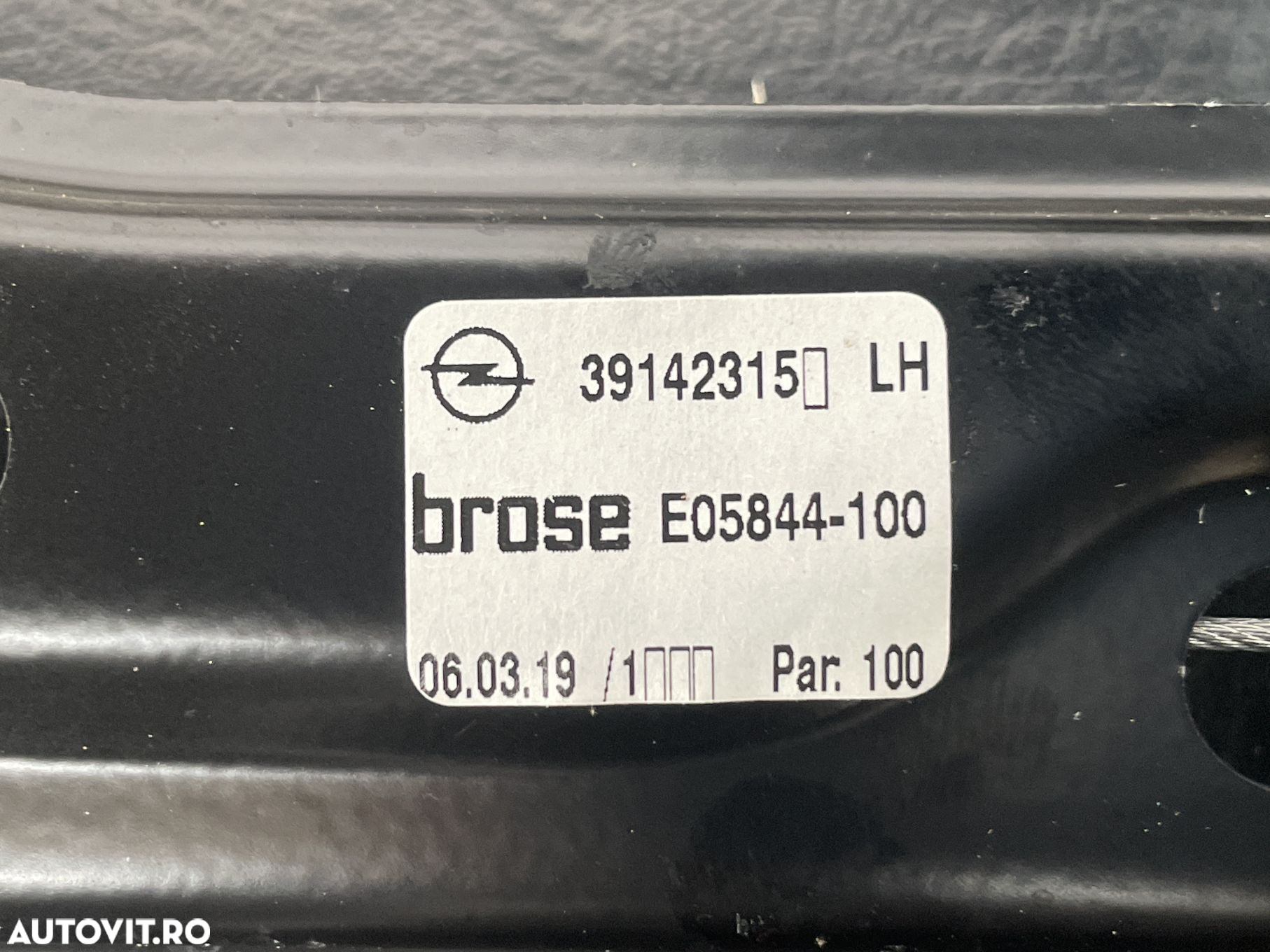 Macara geam stanga fata Opel Astra K 1.6 D16DTL manual combi - 3