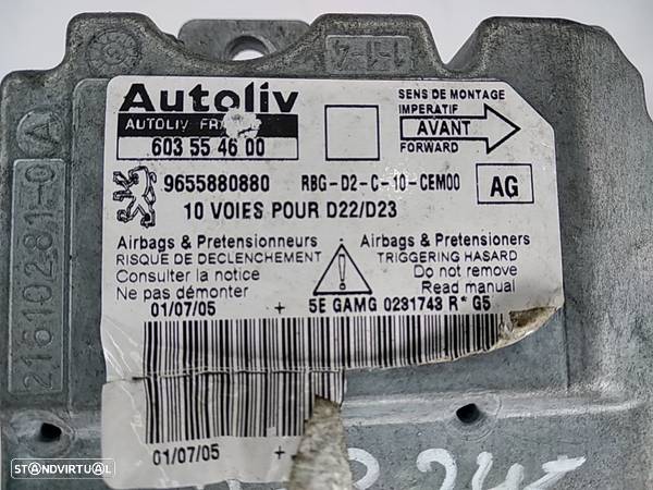 Centralina De Airbag Peugeot 407 (6D_) - 4