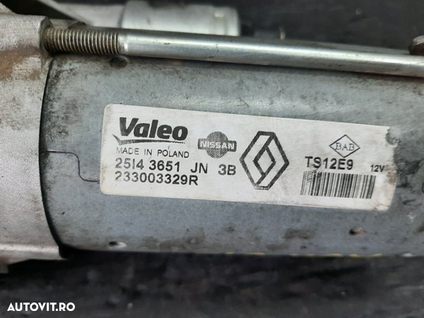 electromotor renault clio 4 captur 1.5 dci  k9kc612   233003329r - 3