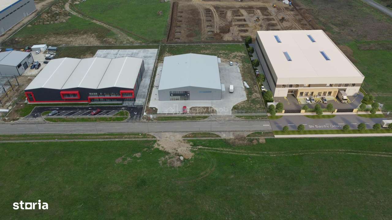Hala industriala noua &#238;n parcul industrial II  - H 12 metri - Imagine principală: 2/15
