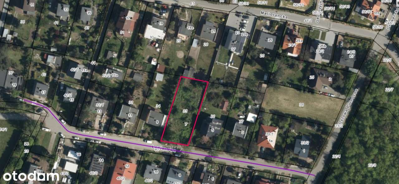 Działka z WZ na 4 lokale 400 m2 PUM - Pełny obrazek: 1/4