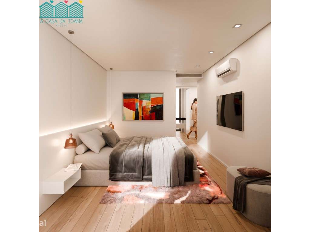 Apartamento T2 com Lugares de Garagem em São Bernardo-6