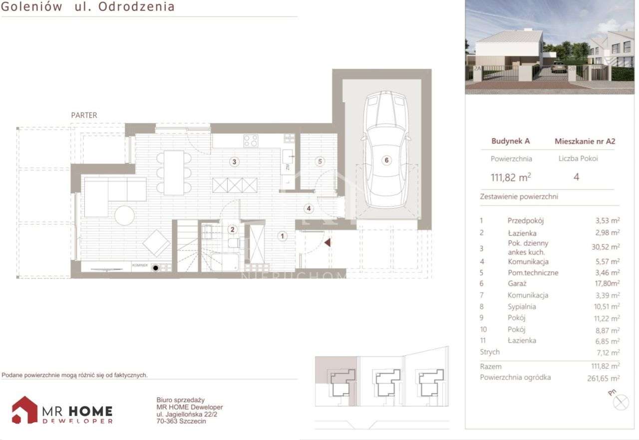 Goleniów - Nowoczesne Domy - ul. Odrodzenia-7