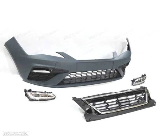 PARA-CHOQUES DIANTEIRO PARA SEAT LEON 13-19 LOOK FR + FAROIS DE NEVOEIRO - 3