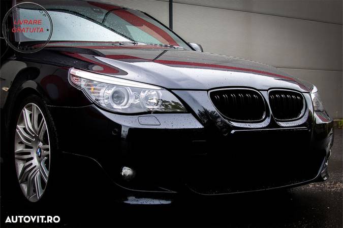 Faruri LED Dayline Angel Eyes BMW Seria 5  E60 E61 (2003-2007) LCI Design- livrare gratuita - 8