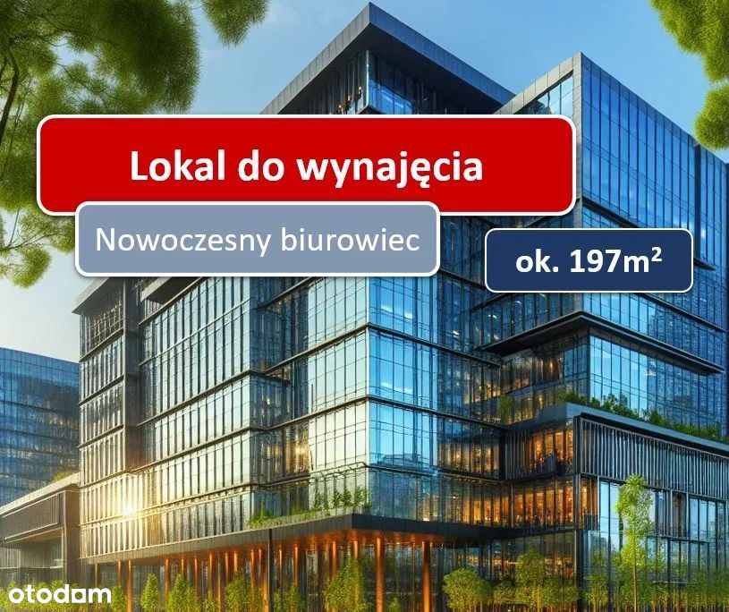 Narożny Lokal 197 m² w budynku koło R Daszyńskiego