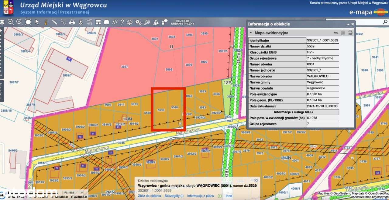 Działka budowlana 5540, MPZP, spokojna okolica-8