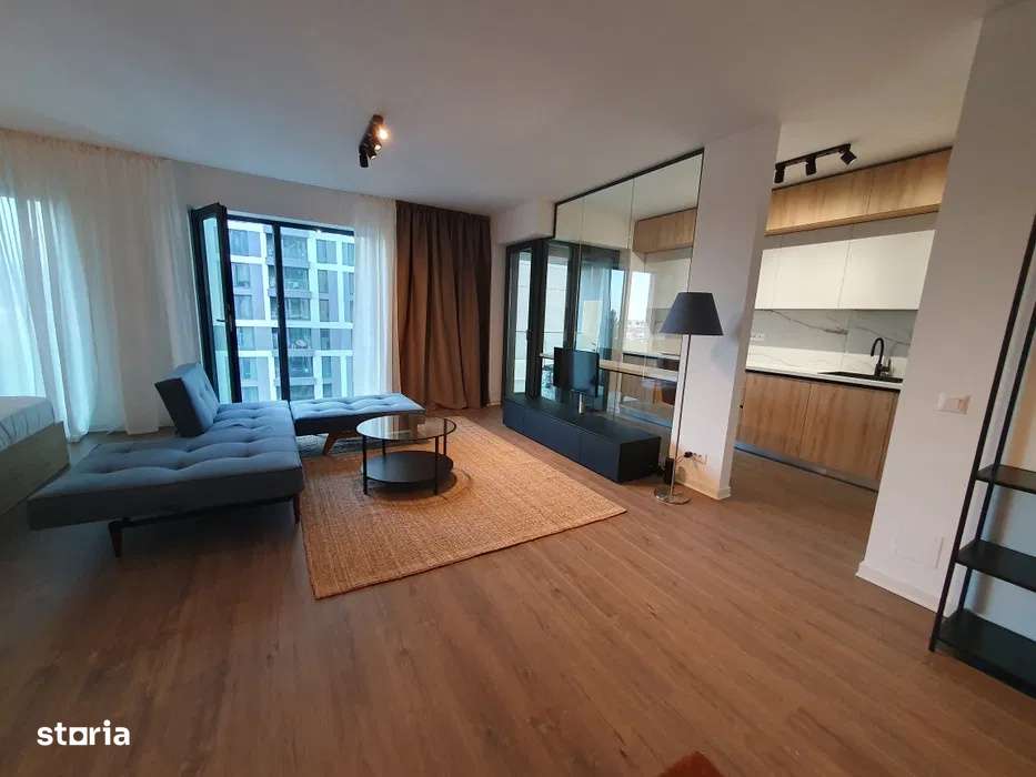 Studio lux Cloud 9 Pipera | 48 mp, mobilat complet + parcare subterana - Imagine principală: 1/7